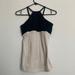 Lululemon Athletica Tops | Lululemon High Neck Tank Top With Built In Bra Size 6 | Color: Black/White | Size: 6