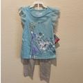 Disney Matching Sets | Disney Frozen Ii 2 Pc. Outfit, Elsa On The Front Of Shirt With Pants, Size 4t | Color: Blue/Gray | Size: 4tg