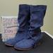 Jessica Simpson Shoes | Jessica Simpson Blueberry Suede Boots | Color: Blue | Size: 5