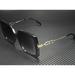 Burberry Accessories | Burberry Black Gradient Gold Emblem Sunglasses | Color: Black | Size: 57mm-16mm-140mm