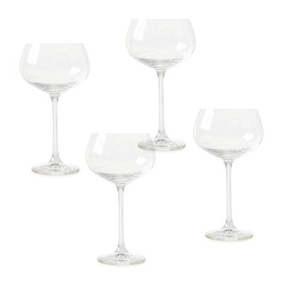 Riviera Maison Weißweinglas With Love White Wine Glass Set 4 Stück Gläser