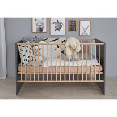 Umbauseiten TRENDTEAM "Mats", grau, B:140cm H:27cm T:2cm, FSC-zertifizierter Holzwerkstoff, Umbauseiten, passend zu Babybett Mats