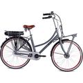 E-Bike LLOBE "Rosendaal 3 Lady, 13Ah" E-Bikes Gr. 50 cm, 28 Zoll (71,12 cm), grau E-Bikes