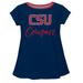 Girls Toddler Vive La Fete Navy Columbus State Cougars A-Line Top