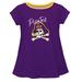 Girls Toddler Vive La Fete Purple ECU Pirates A-Line Top