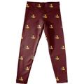 Girls Youth Maroon Loyola Chicago Ramblers All Over Print Leggings