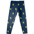 Girls Youth Blue Rochester Yellow Jackets All Over Print Leggings