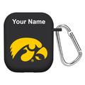 Black Iowa Hawkeyes Personalized AirPods Case Cover