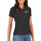 Women's Antigua Black Antelope Valley College Legacy Pique Polo