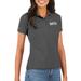 Women's Antigua Charcoal Mid Michigan College Legacy Pique Polo