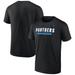 Men's Fanatics Branded Black Carolina Panthers Spirit T-Shirt