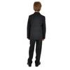 Anzug FAMILY TRENDS, Herren, Gr. 116, EURO-Größen, schwarz, 100% Polyester, unifarben, elegant, Anzüge, im eleganten Look