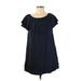 Zara Casual Dress - A-Line: Black Solid Dresses - Women's Size Small