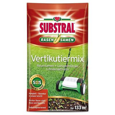 Vertikutiermix Rasensamen + Dünger + Bodenaktivator 8kg - Substral Image