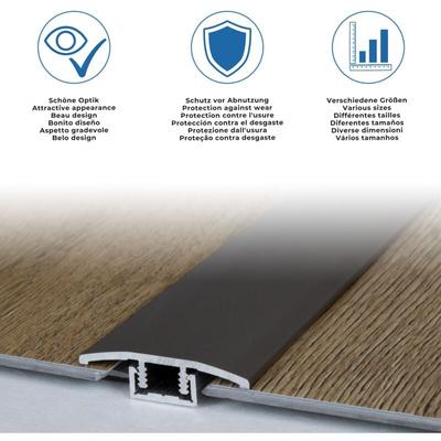 Treppenkanten- & Winkelprofil Aluminium 45 x 40 x 1000 mm Silber Winkelprofil - Proviston