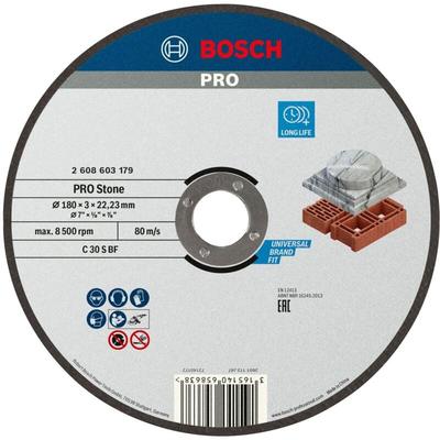 Pro Stone Trennscheibe 180 x 3 x 22,23 mm - 2608603179 - Bosch Image