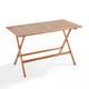 Table de jardin pliante en bois d'eucalyptus