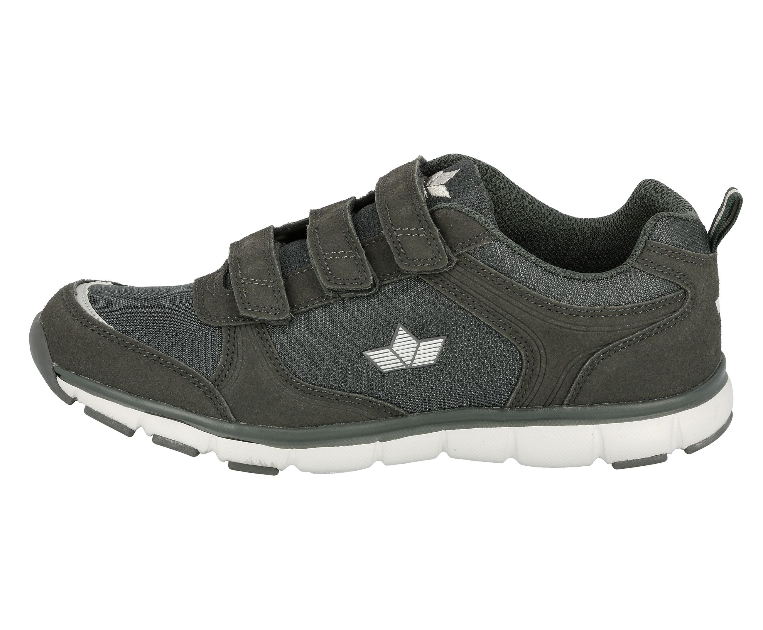 Hallenschuh LICO "Joggingschuh Lionel V", Herren, Gr. 41, grau, Synthetik, Schuhe Hallenschuh