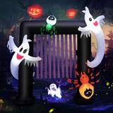 Costway 7.5FT Halloween Inflatable Archway Blow-up Festive Decoration - See Details
