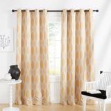 ATI Home Alfie Room Darkening Blackout Grommet Top Curtain Panel Pair