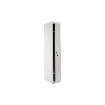 Mendler Spind Boston T163, Garderobenschrank Kleiderspind Umkleideschrank, Metall 180x30x50cm nach ASR A4.1 ~ grau Image