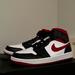 Nike Shoes | Jordan 1s Mid ‘Gym Red Black And White’, Size 8.5 Women, 7 Mens, Deadstock | Color: Red/White | Size: 8.5