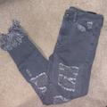 American Eagle Outfitters Jeans | American Eagle Colored Denim Hi Rise Jeggings Jeans | Color: Gray | Size: 6 Long