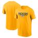 Men's Nike Gold Green Bay Packers Muscle T-Shirt