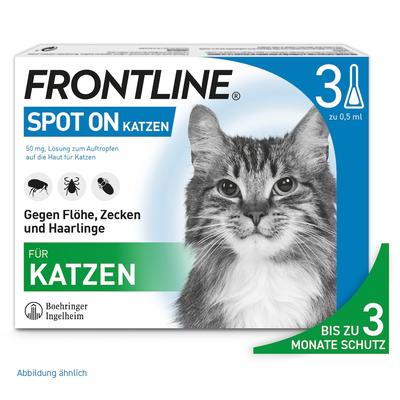Frontline - SPOT-ON gegen Zecken und Flöhe für Katzen