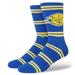 Men's Stance Golden State Warriors Hardwood Classics Stripes Crew Socks