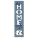 North Carolina Tar Heels 12'' x 48'' This Home Leaning Sign