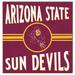 Arizona State Sun Devils 10'' x Retro Team Sign