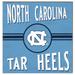 North Carolina Tar Heels 10'' x Retro Team Sign