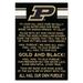 Purdue Boilermakers 23'' x 34'' Fight Song Wall Art