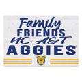 North Carolina A&T Aggies 24'' x 34'' Friends Family Wall Art