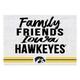 Iowa Hawkeyes 24'' x 34'' Friends Family Wall Art