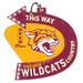 Bethune-Cookman Wildcats Arrow Sign