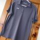 Under Armour Tops | Hp Golf Shirt Under Armour Heatgear Polo Tennis Pickleball Sports Gray Xl | Color: Gray | Size: Xl