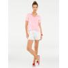 Poloshirt "Poloshirt", Damen, Gr. 44, rosa (rosé), 95% Baumwolle, 5% Elasthan, B.C. BEST CONNECTIONS BY HEINE, unifarben, Kurzarm, Shirts