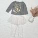 Disney Matching Sets | Disney Bambi Outfit Size 12m | Color: Gray/White | Size: 12mb