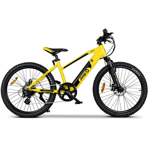 "E-Bike JEEP E-BIKES ""TR 7002"" E-Bikes Gr. 38 cm, 24 Zoll (60,96 cm), gelb E-Bikes"