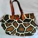 Dooney & Bourke Bags | Dooney And Bourke Giraffe Print Tote Bag | Color: Brown/Cream | Size: Os