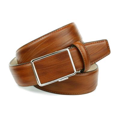 Ledergürtel ANTHONI CROWN, Damen, Gr. 110, braun (cognac), Leder, gemustert, Gürtel, in angesagter Cognac Farbe, Schließe farblich passend bezogen Image