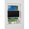 Plissee K-HOME "Klemmfix Pisa" Gr. 25, grau (anthrazit), B:95cm H:130cm, Obermaterial: 100% Polyester, Plissees, Crushed-Optik