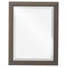 Hubbardton Forge Metra Rectangle Beveled Wall Mirror - 710118-1002