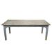 Longshore Tides Amelia 80" Wide Solid Wood Dining Table Wood in Blue/Brown/Green | 30 H x 80 W x 34.5 D in | Wayfair