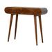 Corrigan Studio® Helvie 35" Solid Wood Console Table Wood in Brown | 30.71 H x 35.43 W x 13.78 D in | Wayfair 834135861BBE46E5AD26DA4132B0C1C3