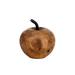 Millwood Pines Gatland Apple Sculpture Wood in Black/Brown | 12 H x 3.5 W x 4.5 D in | Wayfair 5BC652E98AD64E1A91878F81022D5043