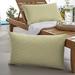 Birch Lane™ Fenna Indoor/Outdoor Sync Basil Rectangular Lumbar Pillow Polyester/Polyfill/Acrylic | 16 H x 26 W x 6 D in | Wayfair