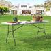 Arlmont & Co. Kenzliee 4 - Person 72" Long Outdoor Picnic Table Plastic in White | 71 W x 71 D in | Wayfair 476CED7E5EB34A9093C5576CE3BB3C6C